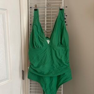 Cupshe Green One Piece Swimsuit